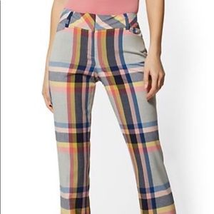 Bootcut Pant - Modern fit - Plaid 7th Avenue